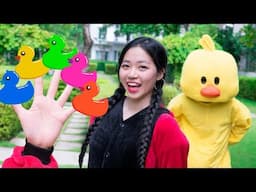 5 Little Ducks | Kids Songs | Nursery Rhymes | Sing Along w/ Smiley