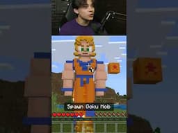 GOKU Mob in Minecraft! 🤯 #shorts