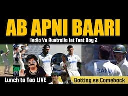 ALL EYES ON INDIAN BATTING NOW 🙏 Starc Played Crucial Role | India Vs Australia 1st Test Perth Day2