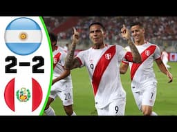 Argentina vs Peru 2-2 | Extended Highlights and Goals- HD