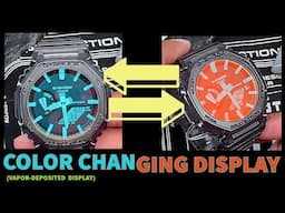 GO BUY THIS WATCH Don't waste time watching this Video - Color Changing Display G-Shock GA2100TLS-8A