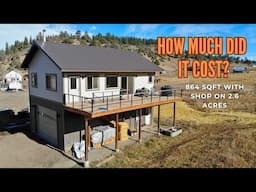 Colorado Homestead Cost: 864 Square Foot Home With Shop on 2.6 acres: Full Tour & Property Plans