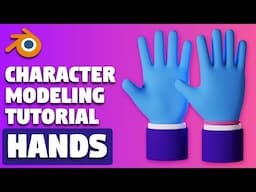 Blender Character Modeling | How to Model a Hand | Blender Tutorial