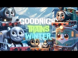 ❄️ Goodnight Trains Winter 🚅🌙 THE IDEAL Coziest Bedtime Stories for Babies and Toddlers