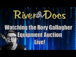 Watching Rory Gallagher's Equipment Auction Live This Morning.