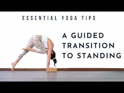 Essential Yoga Tips: A Guided Transition to Standing | Meghan Currie Yoga