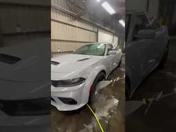 Maintenance wash on a hellcat;auto detailing#trending #viral #youtubeshorts #shorts #srt #detailing