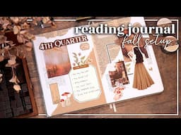 📚 Reading Journal Setup for Fall 2024 // 4th Quarter Layout & Books