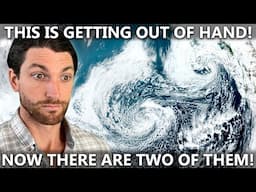 DOUBLE SOLAR EXPLOSION and RADIATION STORM are Fueling a Bomb Cyclone Frenzy!