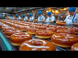 How Millions of Dunkin' Donuts Are Made in a Factory - Donughts Factory Process