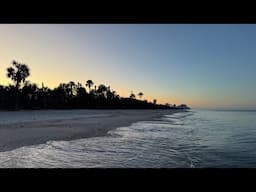 Enjoy the Zen of Early Monday Morning from the Beach in North Naples Florida (11/25/24)