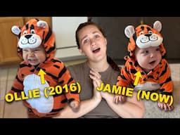 TRYING ON OLD HALLOWEEN COSTUMES!! (Halloween Vlog 🎃)