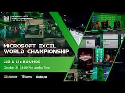 Microsoft Excel World Championship 2024 - L32 & L16 Rounds