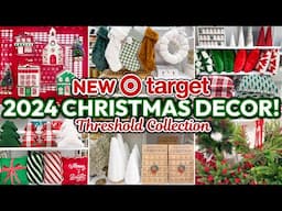 NEW 2024 TARGET x THRESHOLD CHRISTMAS DECOR 🎄🎅🏻 | Target Christmas Decorations + Decorating Ideas