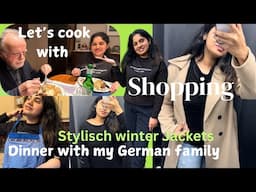 Shopping winter cloths/Time with Papa/cooking Indien food for German Family/Malayali Nurse🇩🇪