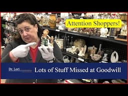 Attention Shoppers! More Underpriced Treasure Found at Goodwill Thrift Store - Shop with Dr. Lori