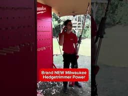 NEW Milwaukee HEDGETRIMMERS - can yours do this? #milwaukeetools #newtools #batterypoweredtools