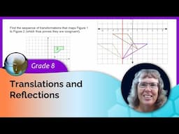 Translations and reflections (8th grade math)