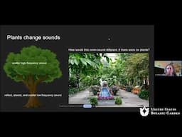 Listening to the Plants: Exploring the World of Plants and Sound (Online Lecture)