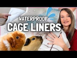 How to Make Waterproof Fleece Cage Liners for Guinea Pigs!