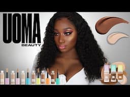 UOMA BEAUTY FOUNDATION AND CONCEALER TRY ON AND REVIEW | LOUISE  KEANE | 2019