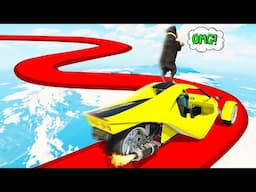 THREE WHEEL BATMOBILE PARKOUR RACE in GTA 5 *insane*