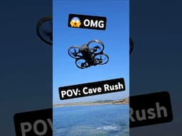 POV Coastline Cave Rush with DJI Avata2 🔥😵 #shorts #dji #djiavata2 #drone #fpv