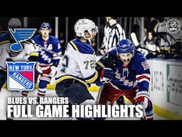 St. Louis Blues vs. New York Rangers | Full Game Highlights | ESPN NHL