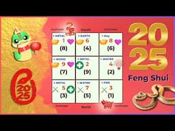 Feng Shui setup for 2025 Year of the Snake with Period 9 Stars