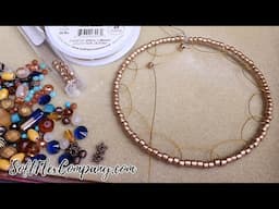 How to Make a Beaded Dream Catcher Using Memory Wire & Pro Econoflex Wire: Spill the Beads w/ Joyce