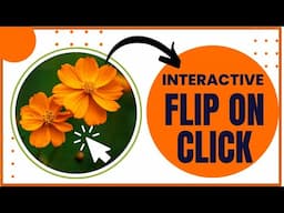 Easy Flip on Click Effect in PowerPoint ( Interactive Animation}