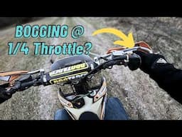 2 Stroke Dirt Biking BOGGING At Low RPM - Which Jet Causes This?