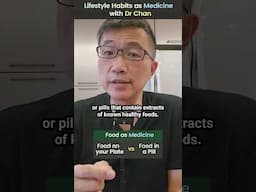 Dr Chan discusses Food as medicine - Food on Your Plate vs Food in a Pill