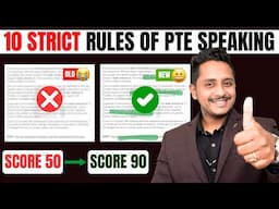 10 New Strict Rules of PTE Speaking in 2024