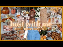 AUTUMN THEMED BRUNCH🍂Effortless Menu, Small Space Layout Hacks, Creative Hosting Ideas & Party Prep