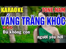 VẦNG TRĂNG KHÓC Karaoke Tone Nam ( PHỐI MỚI ) - Mai Phạm Karaoke