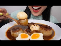 BOILED EGGS AND ONIONS (ASMR EATING SOUNDS) NO TALKING | SAS-ASMR