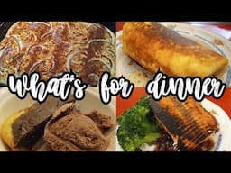 what's for dinner//easy weeknight budget meals// dinner ideas