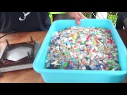 Make tiles from recycled plastic #preciousplastic