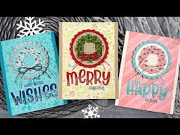 Holiday stitched cards with Chari