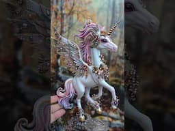 How to make fancy Unicorn Idea   #miniature #mini #adorable #creative #animation #horse #unicorn