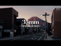 35mm Photography at Mt Fuji with composition breakdown