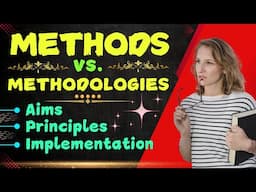 Methods vs. Methodologies: Effective Teaching Tactics