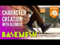 New Blender Character Creation Course coming Nov 26th | BASEMESH | Course Teaser