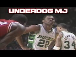 1980s Michael Jordan vs Reigning Division Champions Milwaukee Bucks - Upset Attempt At The Mecca