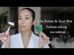 Jade roller & Gua Sha Follow Along (no talking)