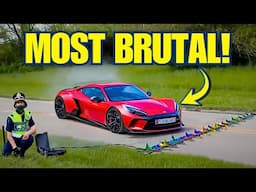 MOST BRUTAL HIGH-SPEED CHASES | Caught on Police Dashcam #1