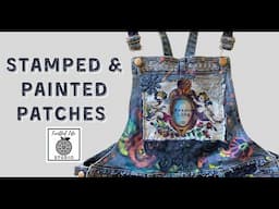 Paint a Patch for Your Overalls, Sustainable Fashion Upcycled Clothing, Fruitful Life Studio