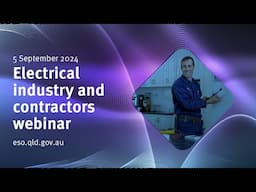 Electrical Safety Fortnight 2024 - Electrical industry and contractors' webinar