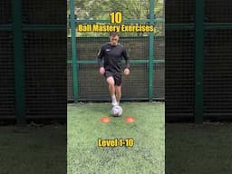 Ball Mastery Exercises ⚽️🔥#footballshorts #soccershorts #footballskills #soccerskills